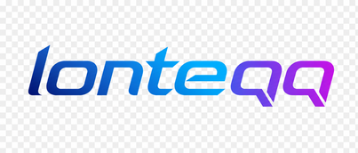 Logo lonteqq berwarna coklat hangat